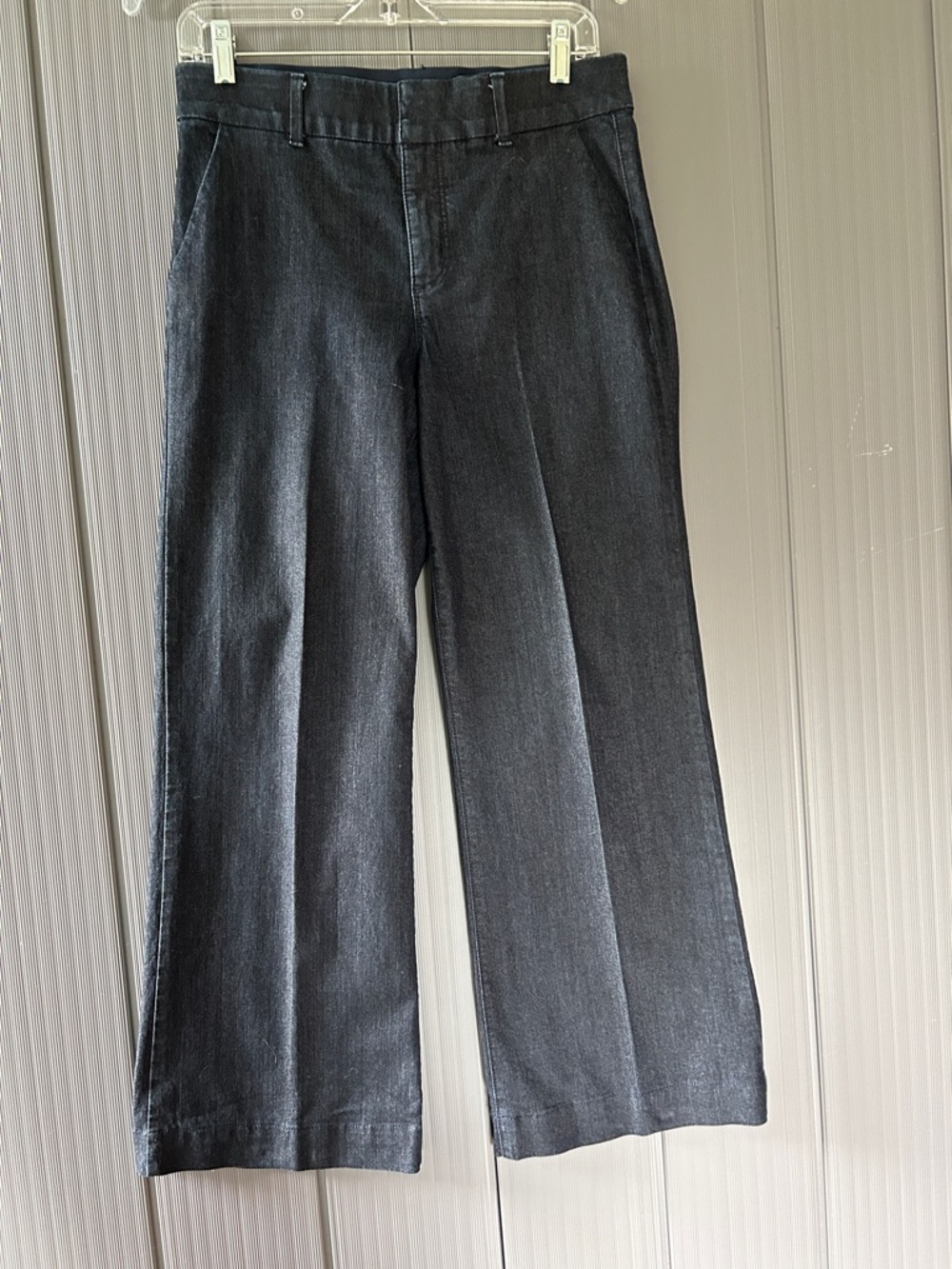 Charter Club High-Rise Dark Wash Trouser Jeans